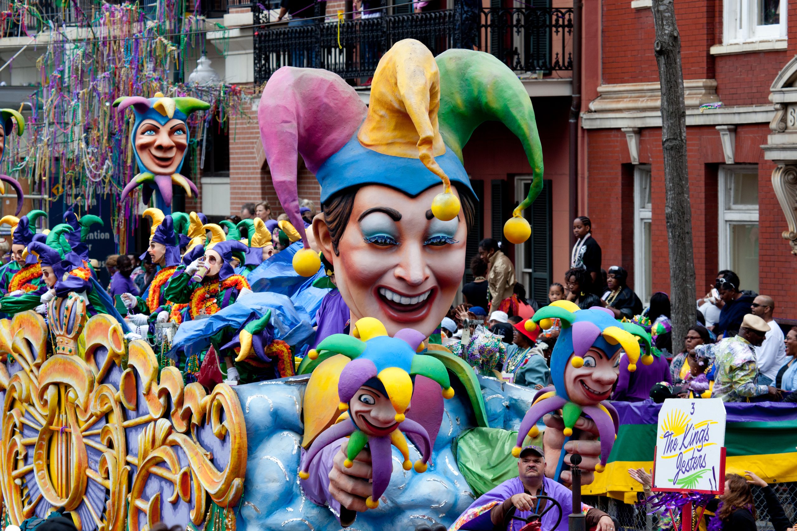 mardi gras parage in new orleans